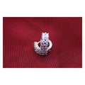 Silver Plated Double Row Drop Earrings