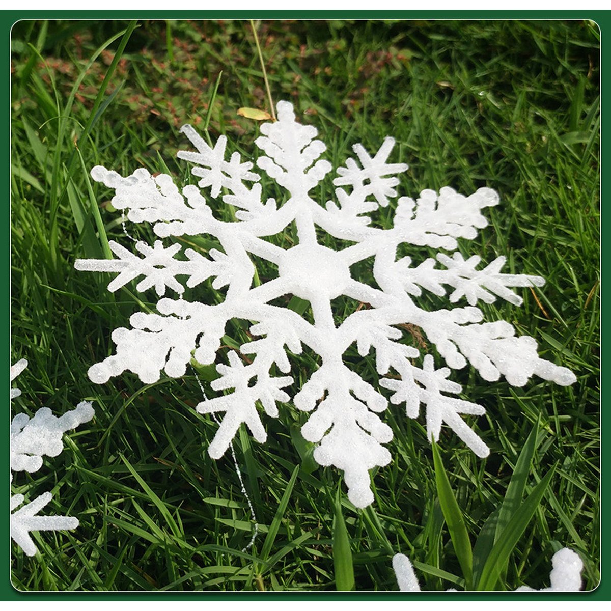 Snowflake Window Stickers 12 Pieces