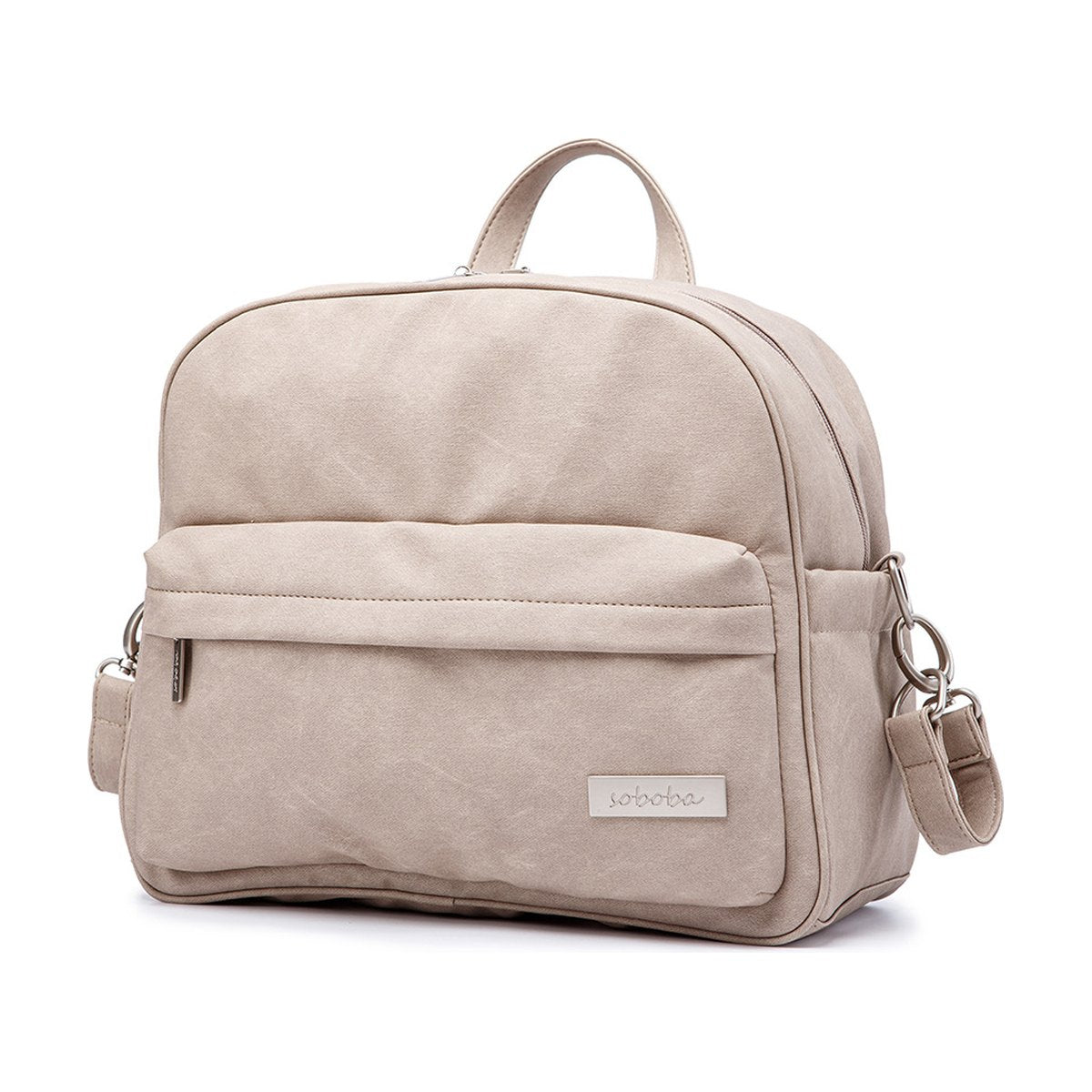 Solid Color Baby Stroller Backpack Mummy Bag