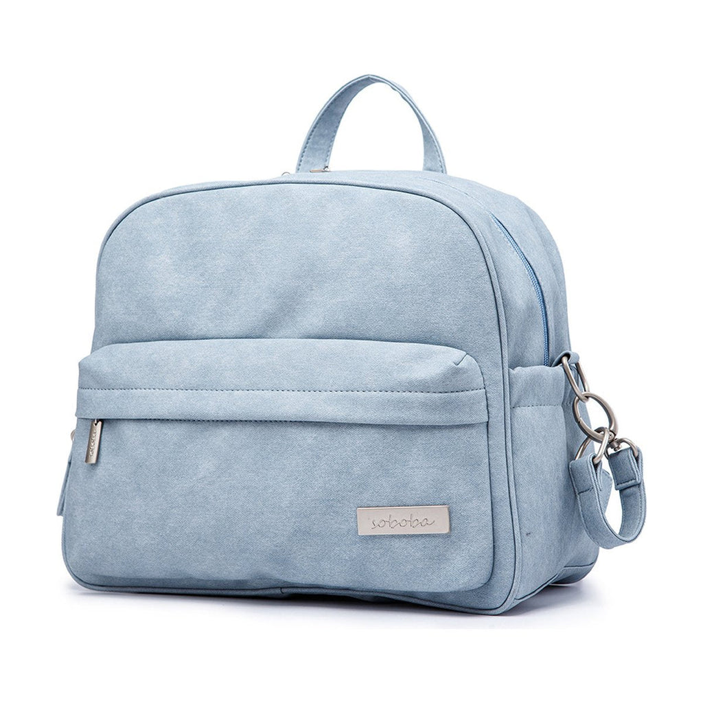 Solid Color Baby Stroller Backpack Mummy Bag