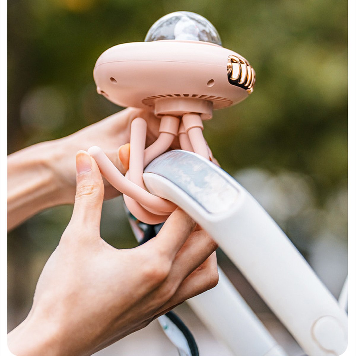 Space Capsule Stroller Fan