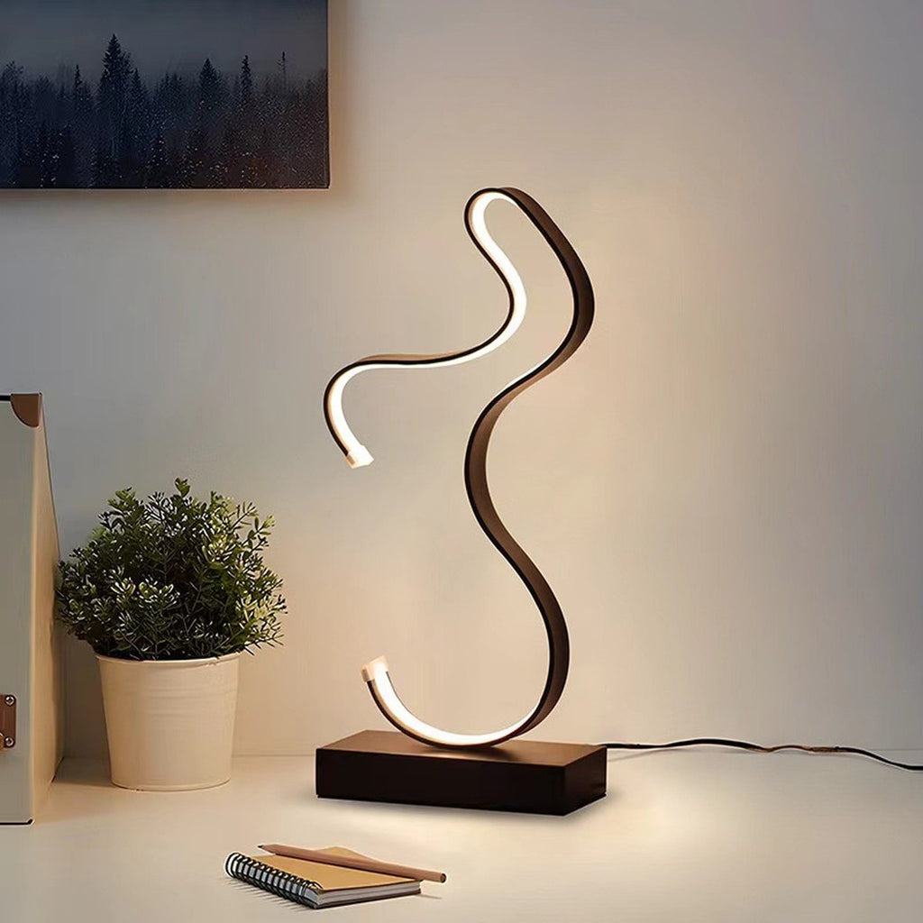 Spiral Desk Lamp Adjustable LED USB Power