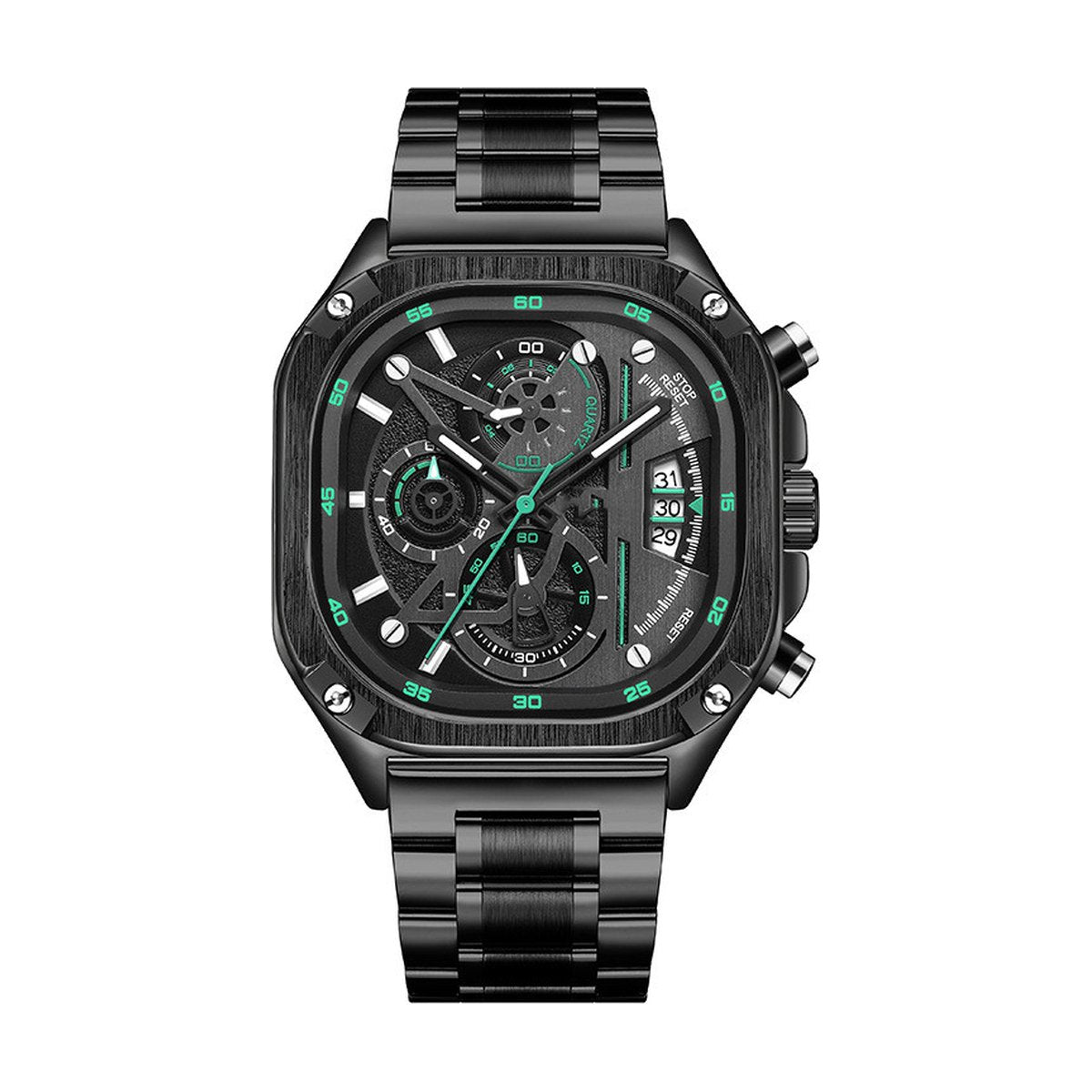 Square Watch Timing Luminous Calendar
