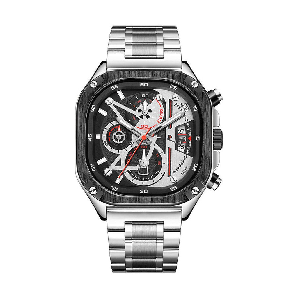 Square Watch Timing Luminous Calendar