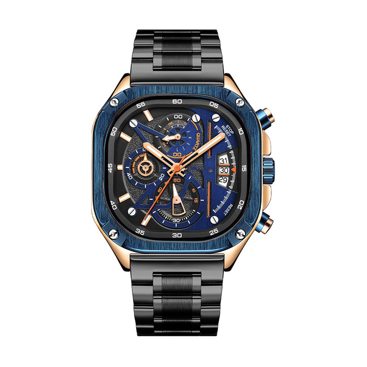 Square Watch Timing Luminous Calendar