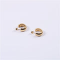 Stacked Exaggerated Hoop Earrings