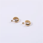 Stacked Exaggerated Hoop Earrings