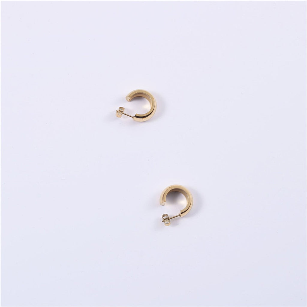 Stacked Exaggerated Hoop Earrings