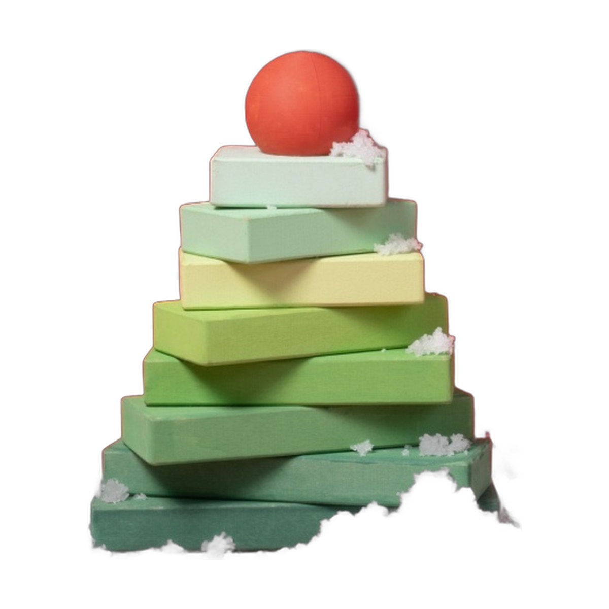 Stacking Tree Tower Toy Building Blocks Ornament