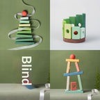 Stacking Tree Tower Toy Building Blocks Ornament