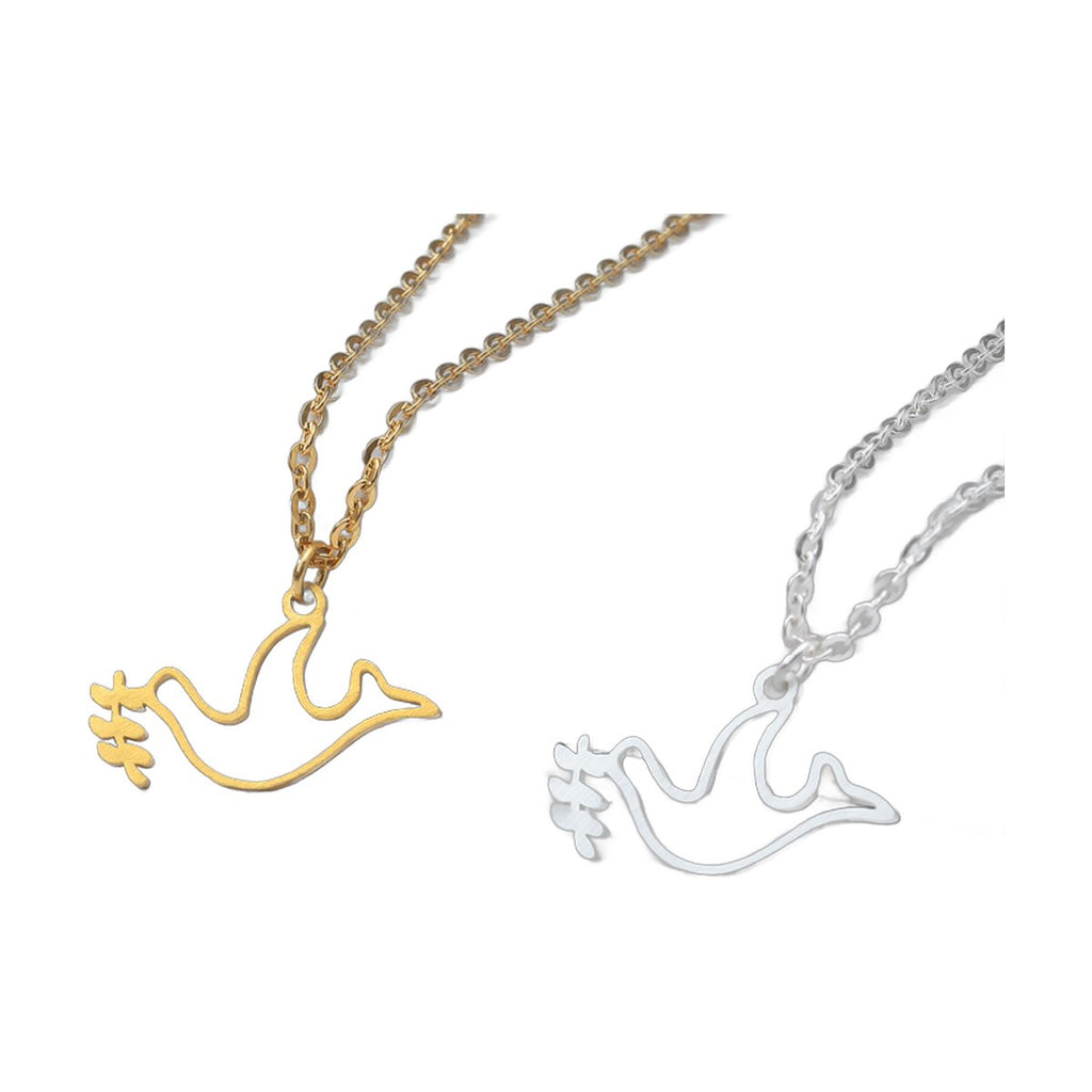 Stainless Steel Bird Necklace