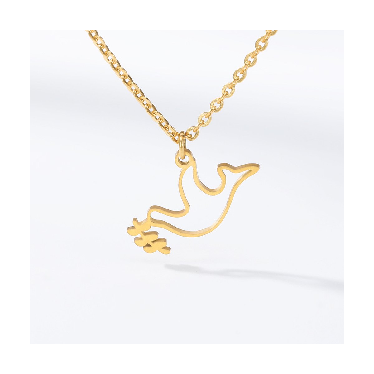 Stainless Steel Bird Necklace