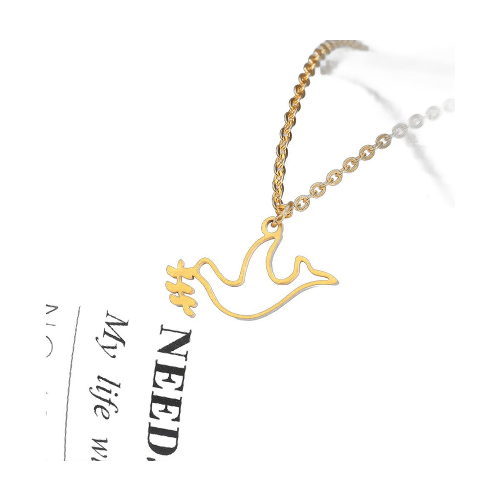 Stainless Steel Bird Necklace