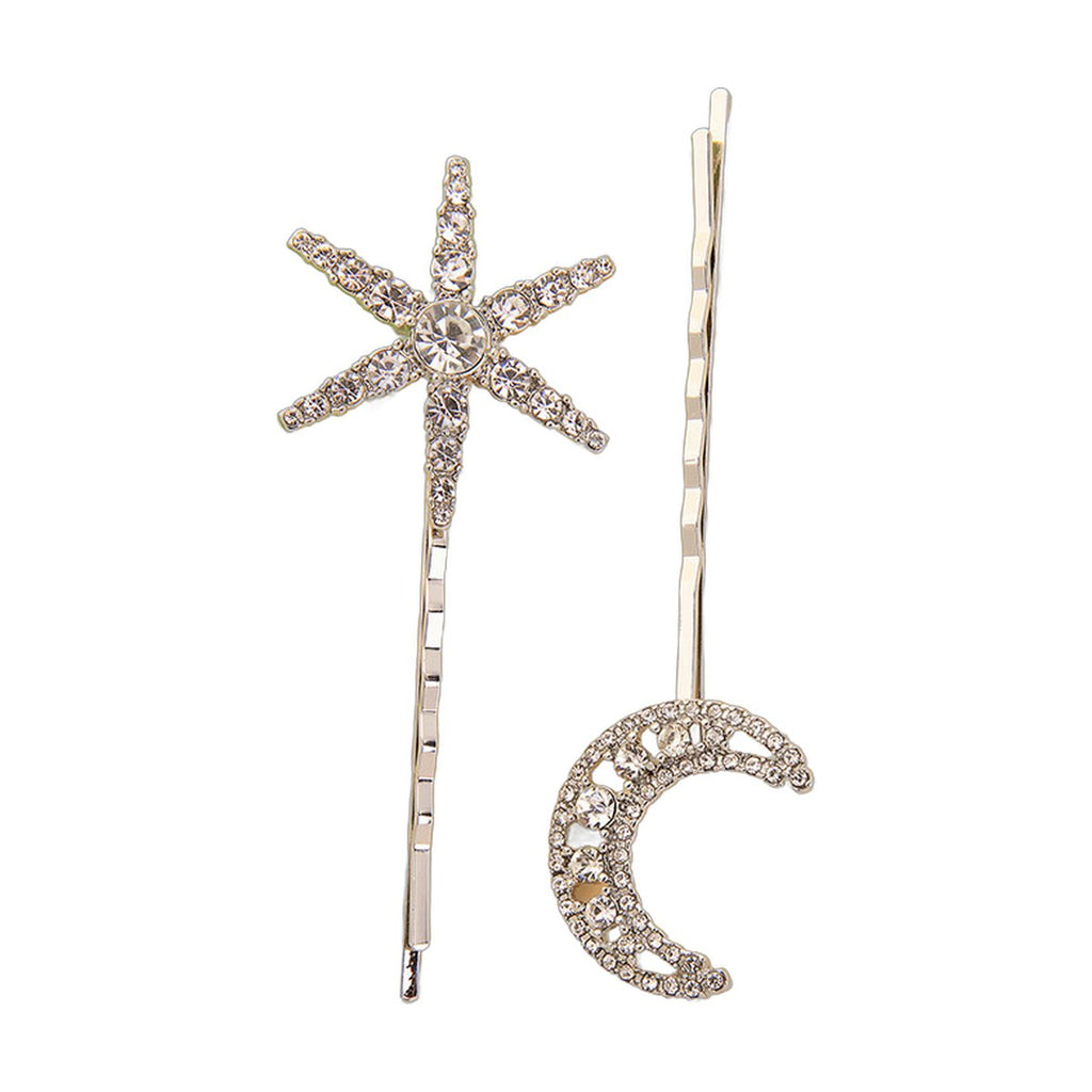Star & Moon Hair Clips