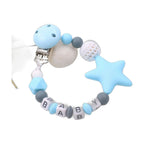 Star Silicone Pacifier Chain
