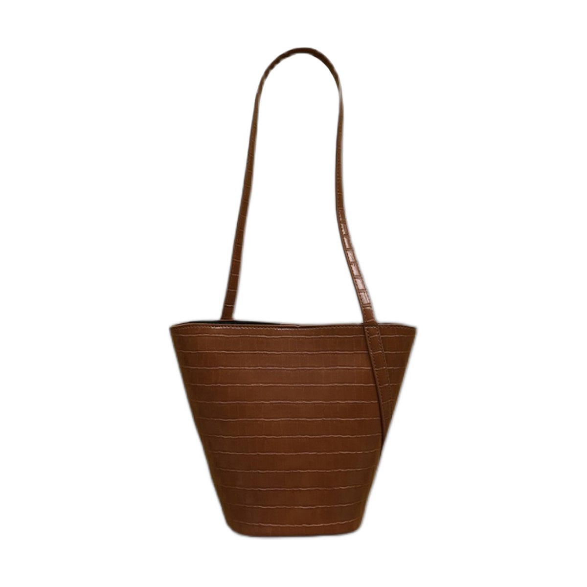 Stone Pattern Commuter Shoulder Bag Portable Bucket