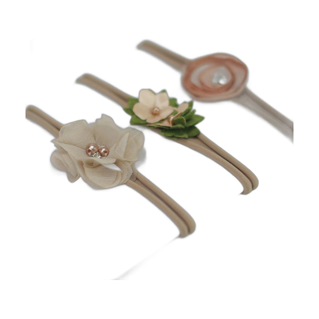 Stretch Flower Baby Headbands