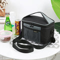 Striped Hand-carrying Oxford Fabric Cooler Bag Thermal