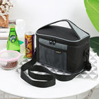 Striped Hand-carrying Oxford Fabric Cooler Bag Thermal