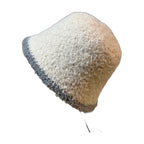 Striped Plush Bucket Hat