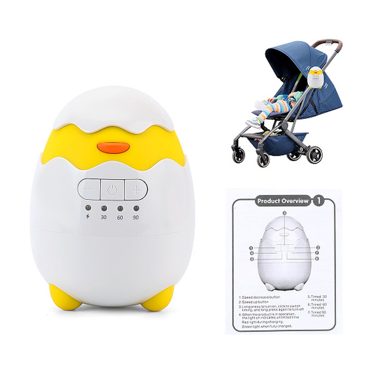 Stroller Shaking Device Assisted Sleeping