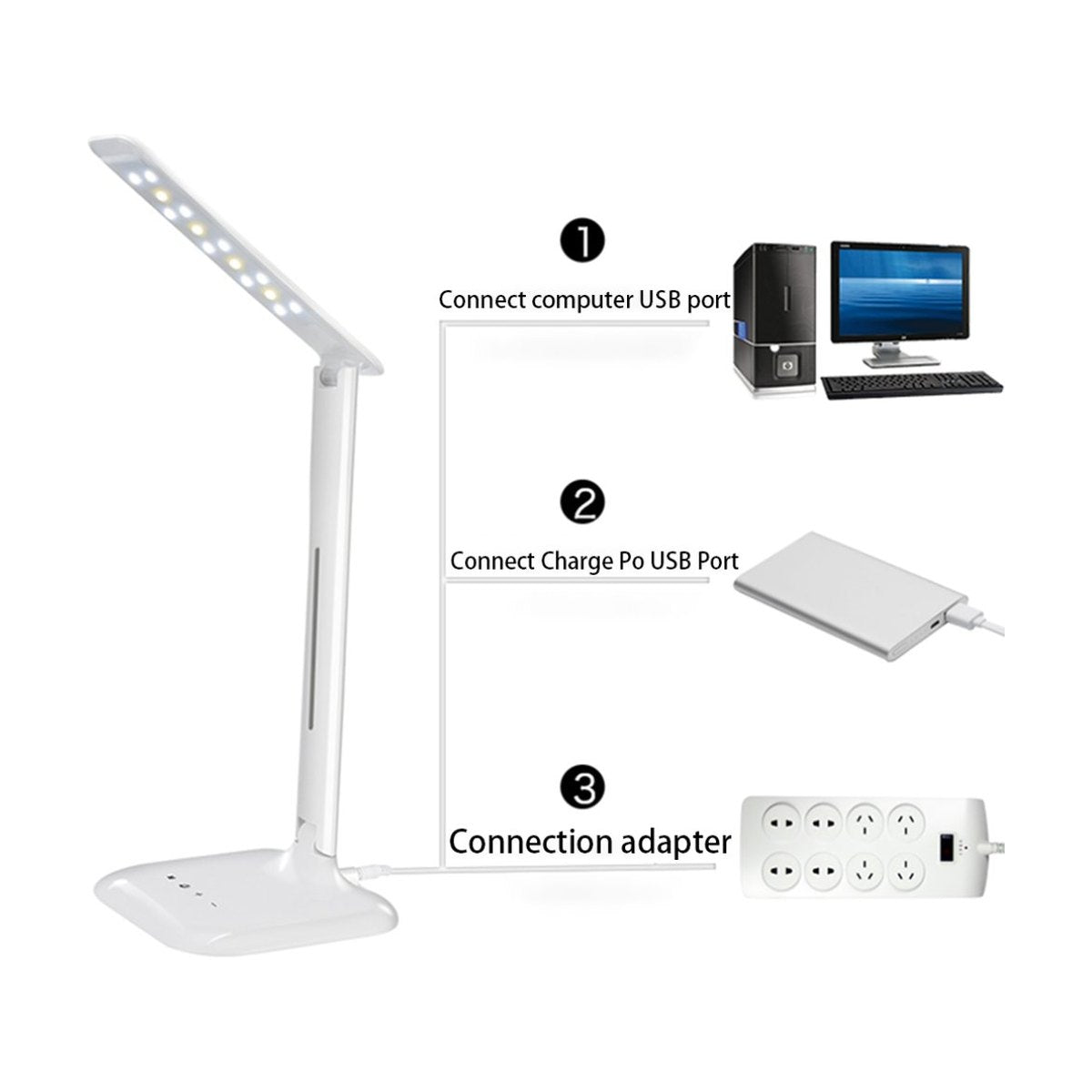 Student Eye Protection LED Desk Lamp