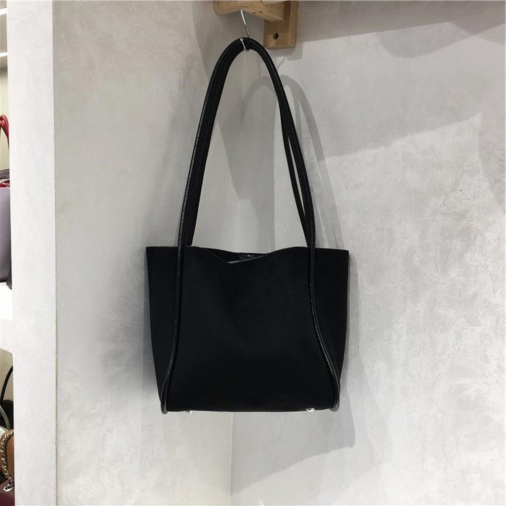 Suede Tote Bag Casual Shoulder