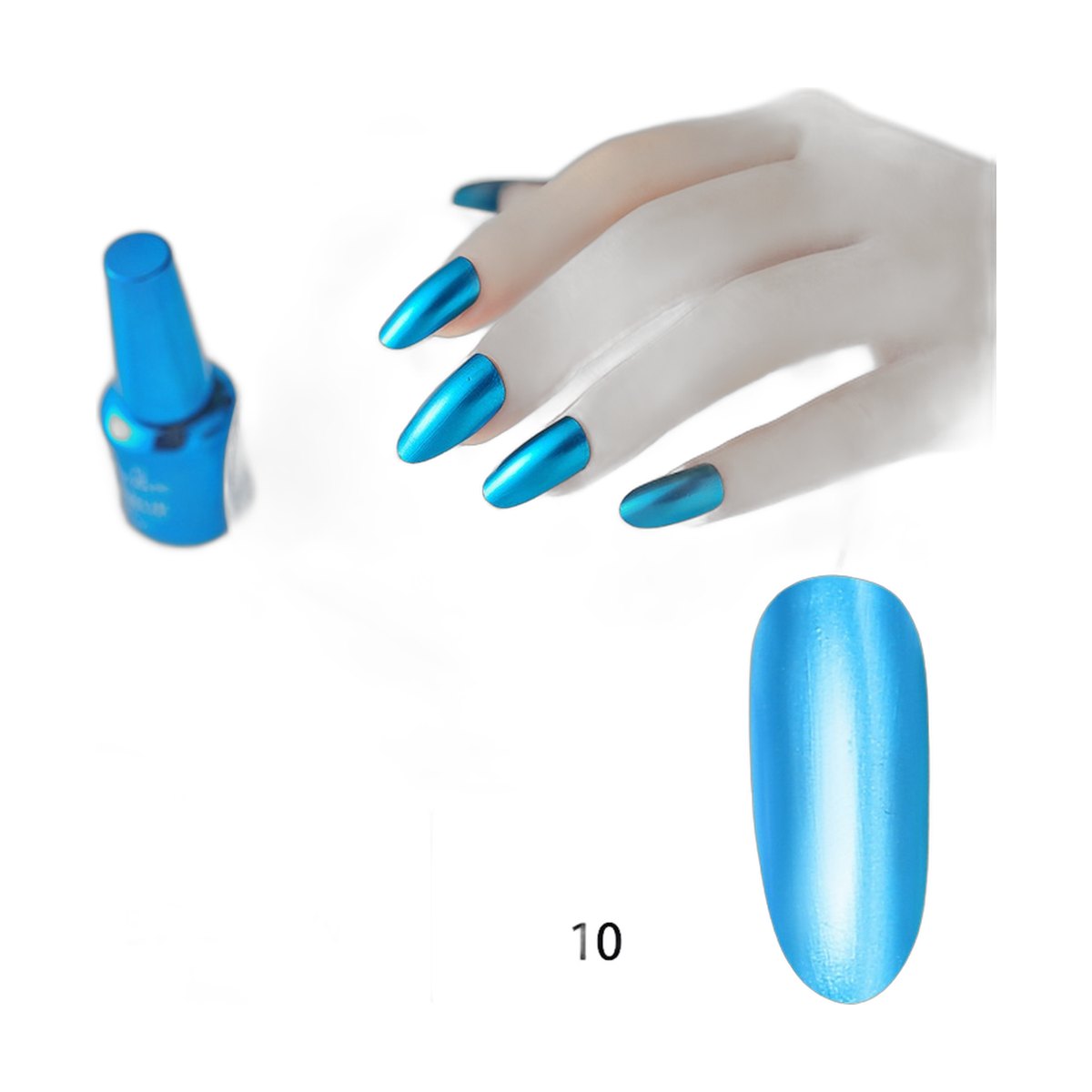 SZLIEN Chrome Nail Polish – 15 Shades
