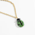 Tag Anklet Metal Thin Chain Glass