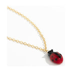 Tag Anklet Metal Thin Chain Glass