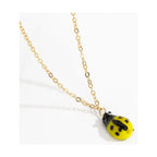 Tag Anklet Metal Thin Chain Glass