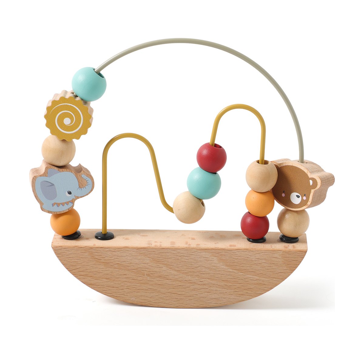 Ten-bead Stringing Bead-looping Montessori Early-learning Hands-on Educational