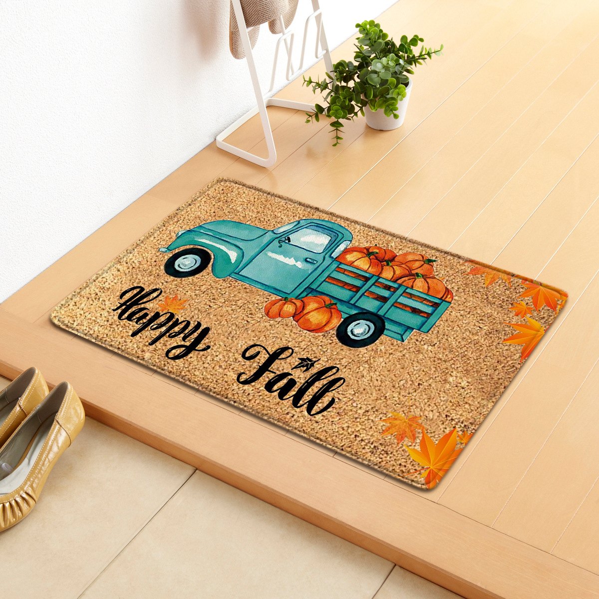 Thanksgiving Day Pumpkin Doormat