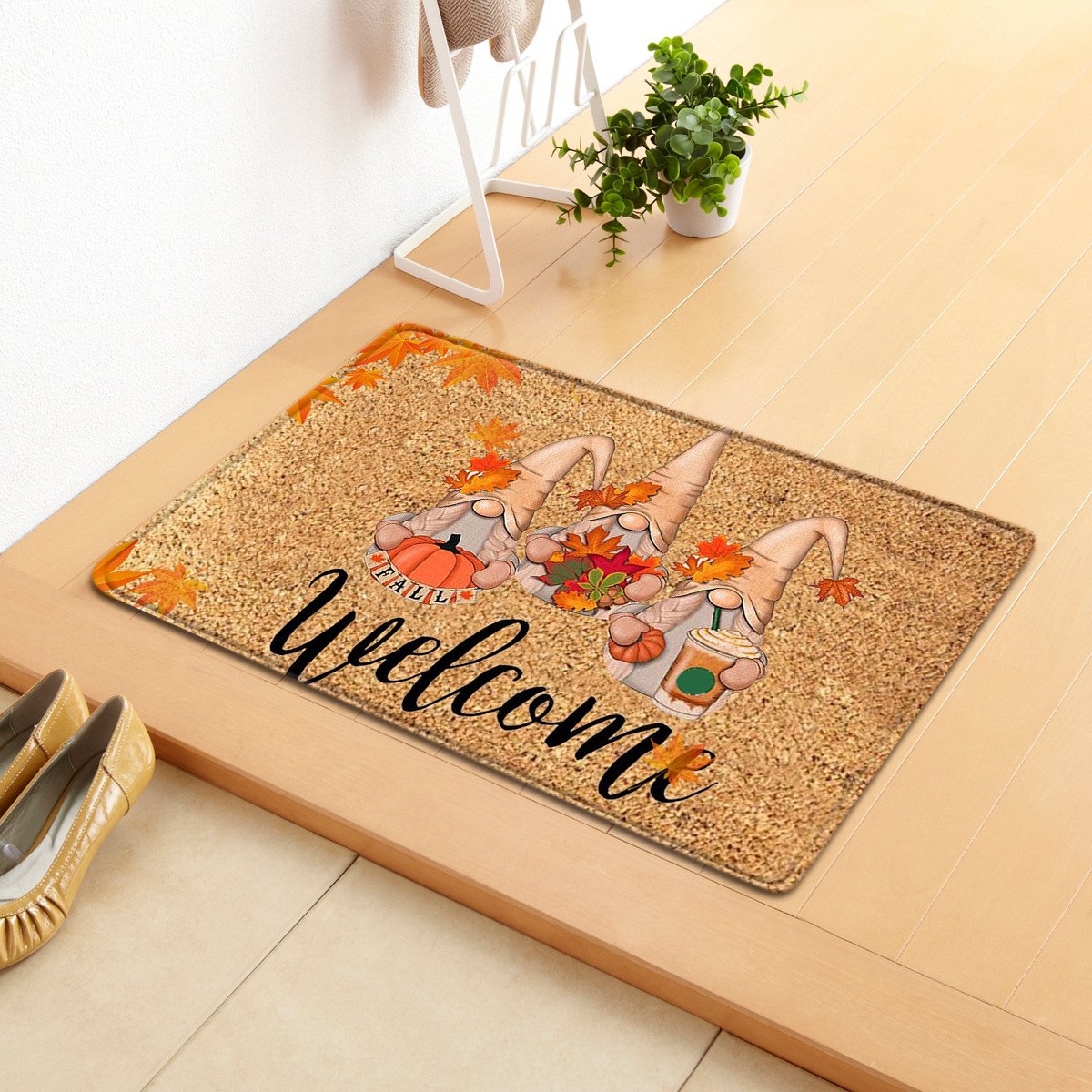 Thanksgiving Day Pumpkin Doormat