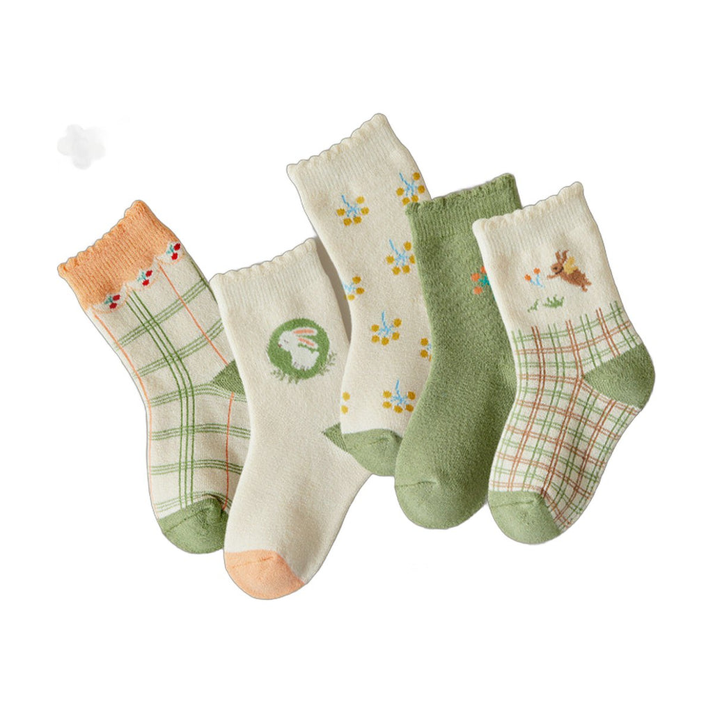 Thick Terry Socks Cartoon Casual Baby