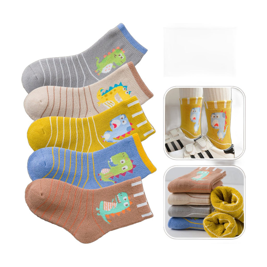 Thick Terry Socks Cartoon Casual Baby