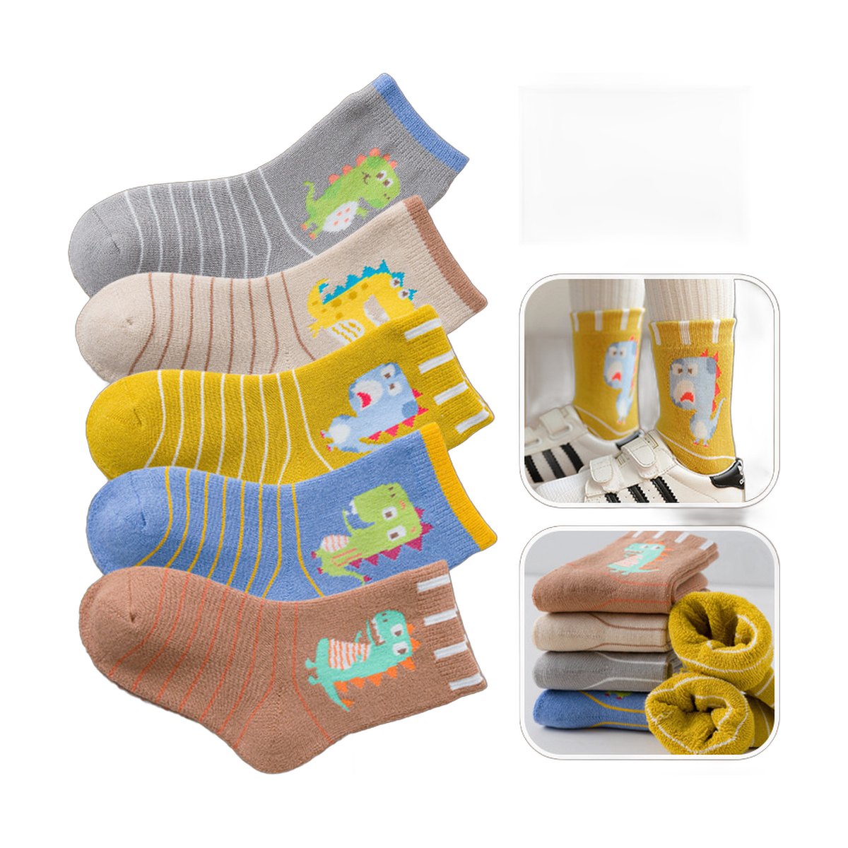 Thick Terry Socks Cartoon Casual Baby