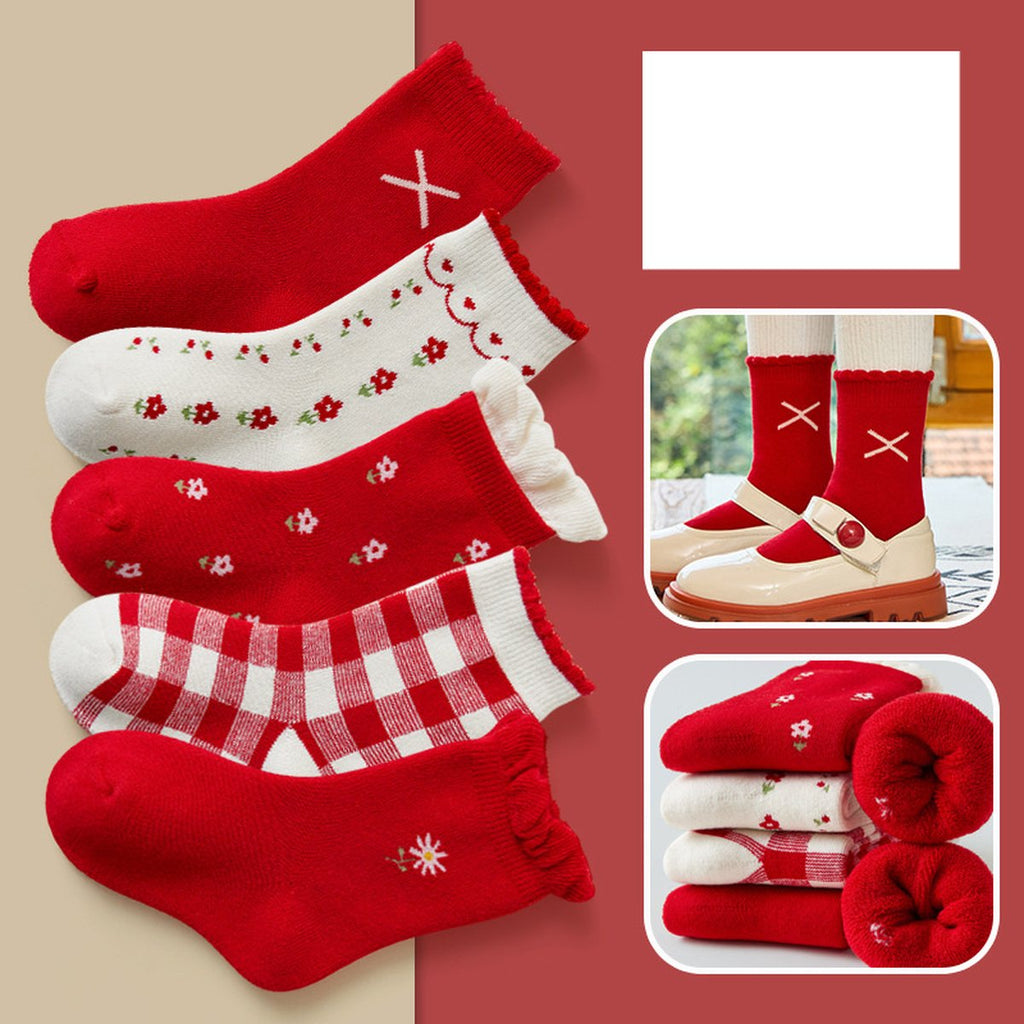 Thick Terry Socks Cartoon Casual Baby