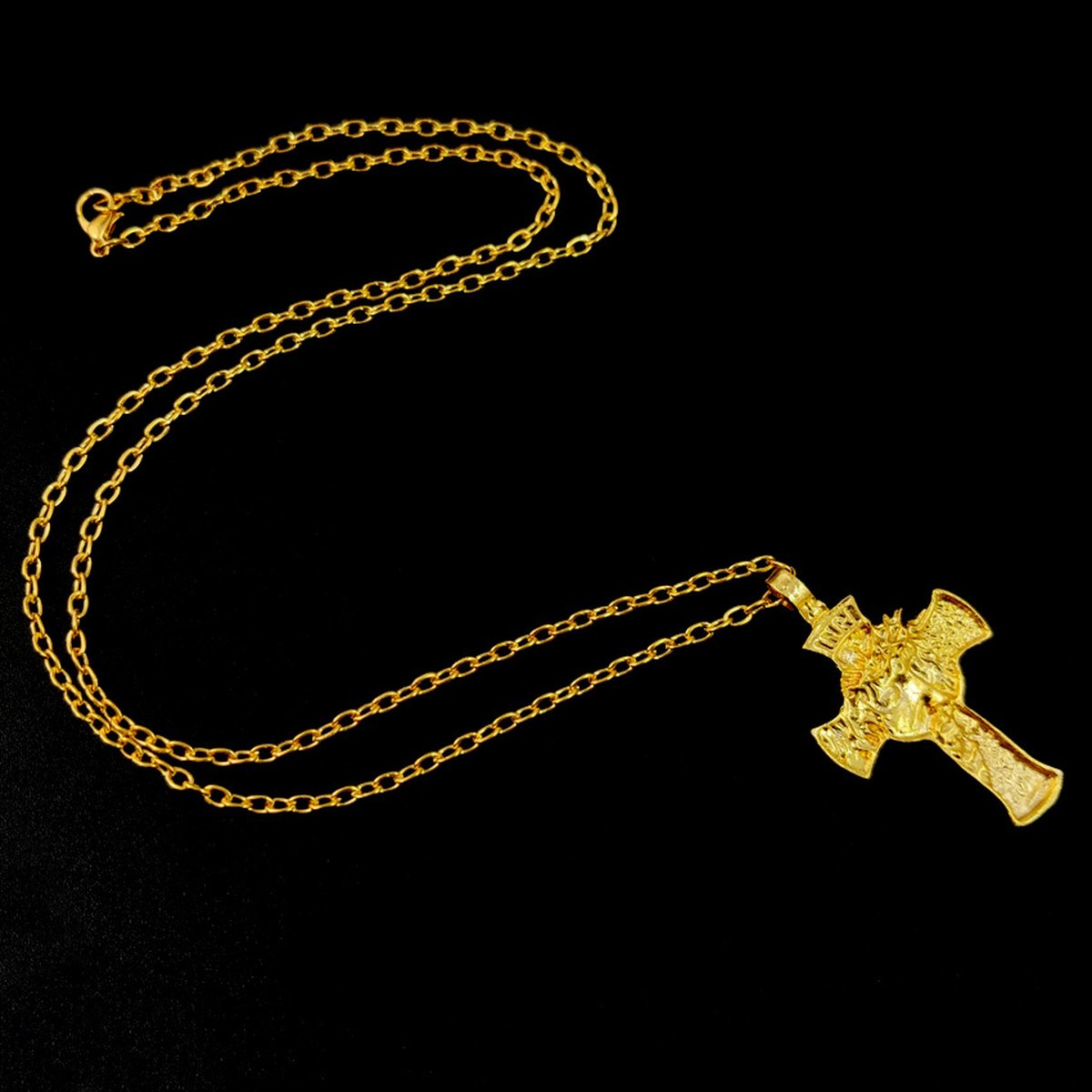 Thorns Jesus Cross Necklace