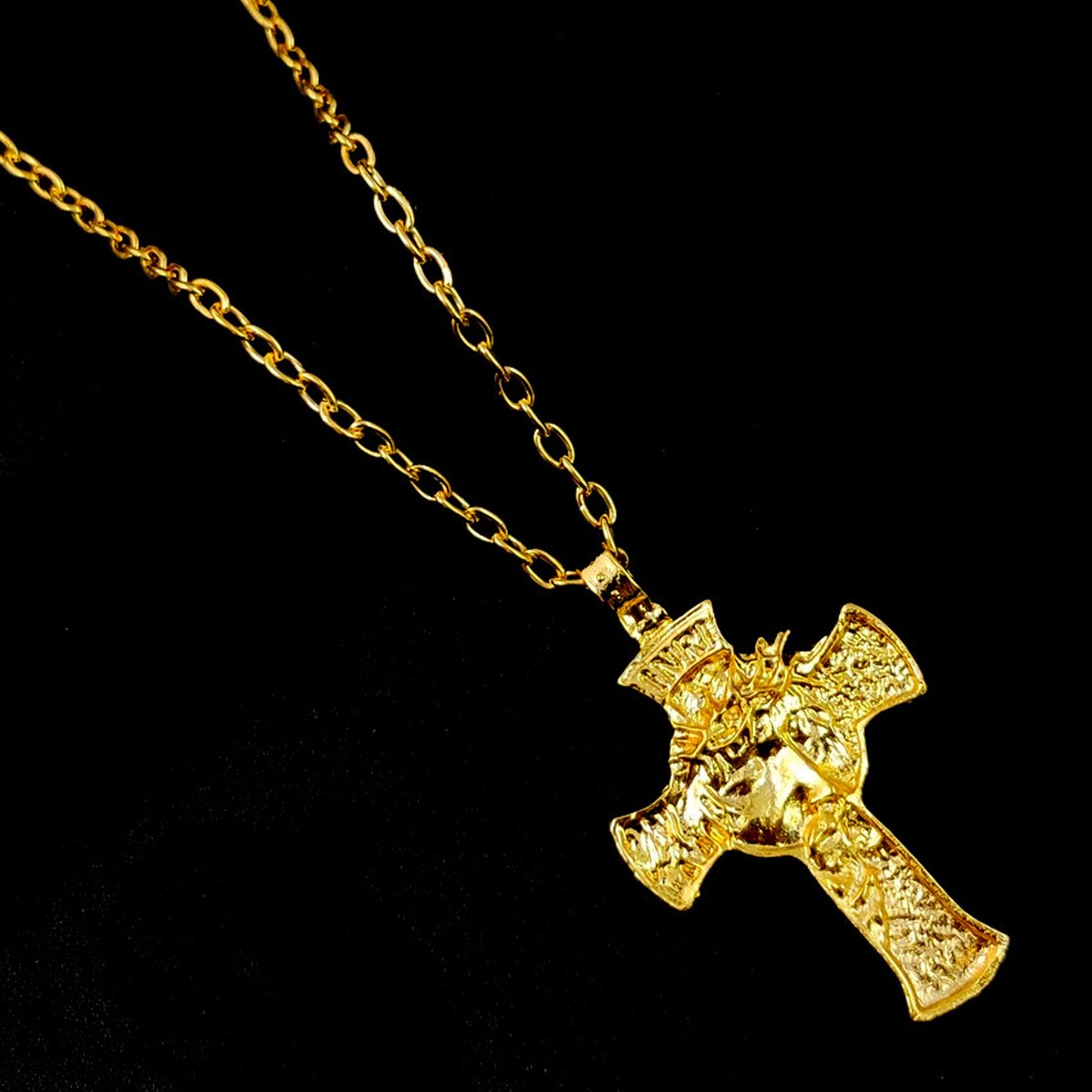 Thorns Jesus Cross Necklace