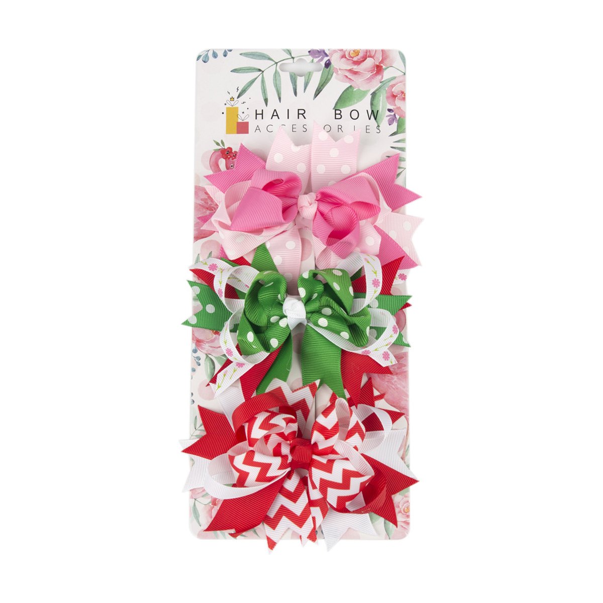 Three-piece Set Children's ' Multi-layer Bow Hair