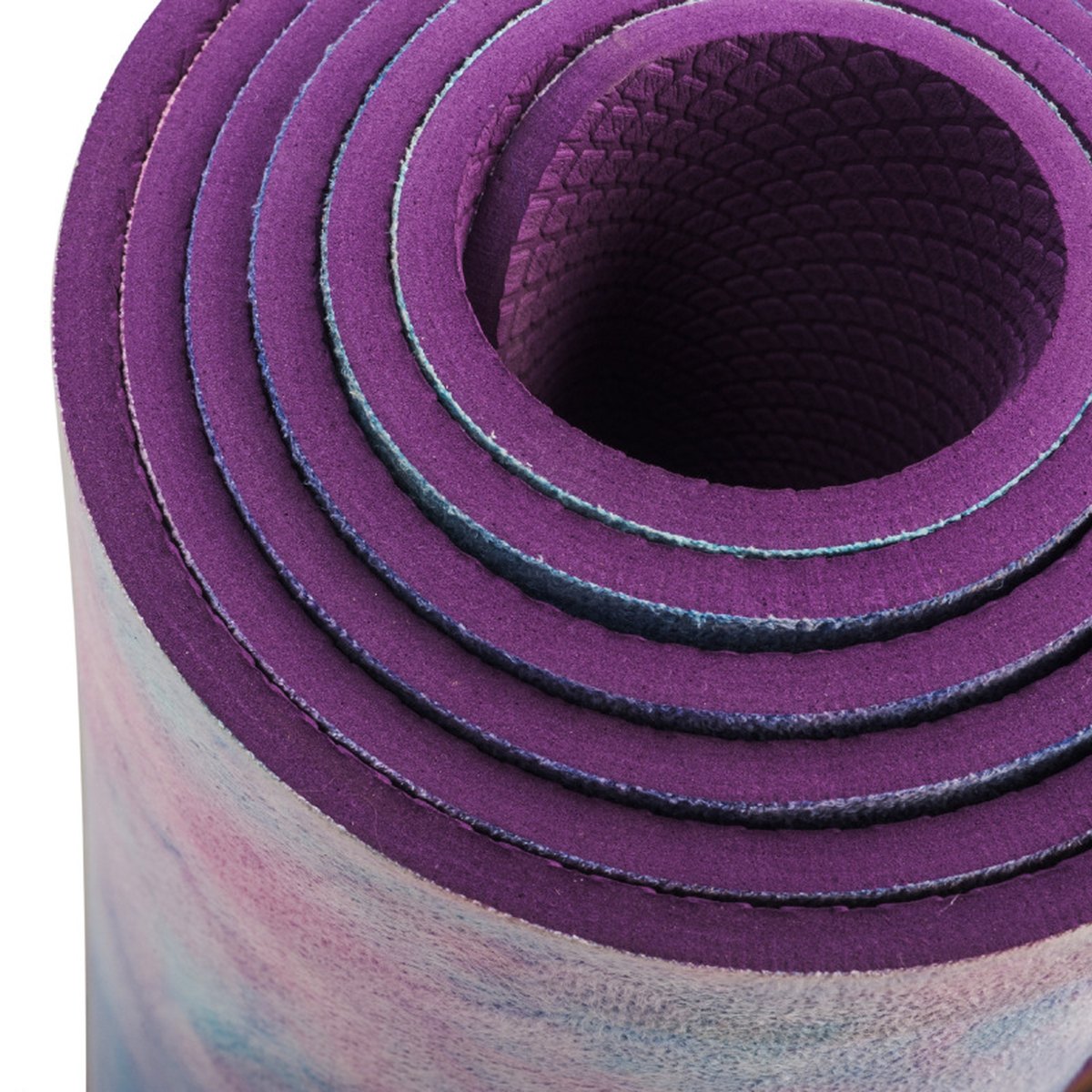 Tie-Dye Natural Rubber Yoga Mat