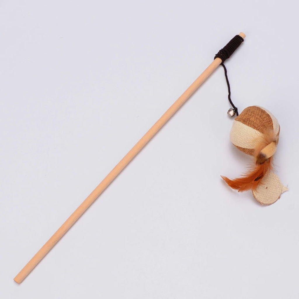 Toy Mouse Funny Cat Interactive Wood