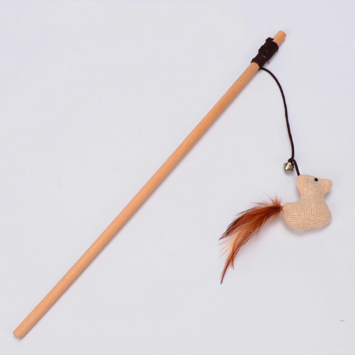Toy Mouse Funny Cat Interactive Wood