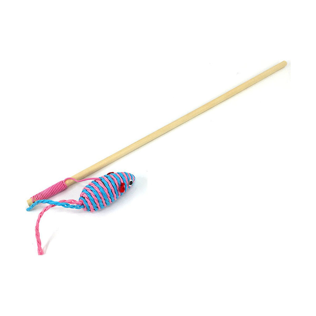 Toy Mouse Funny Cat Interactive Wood