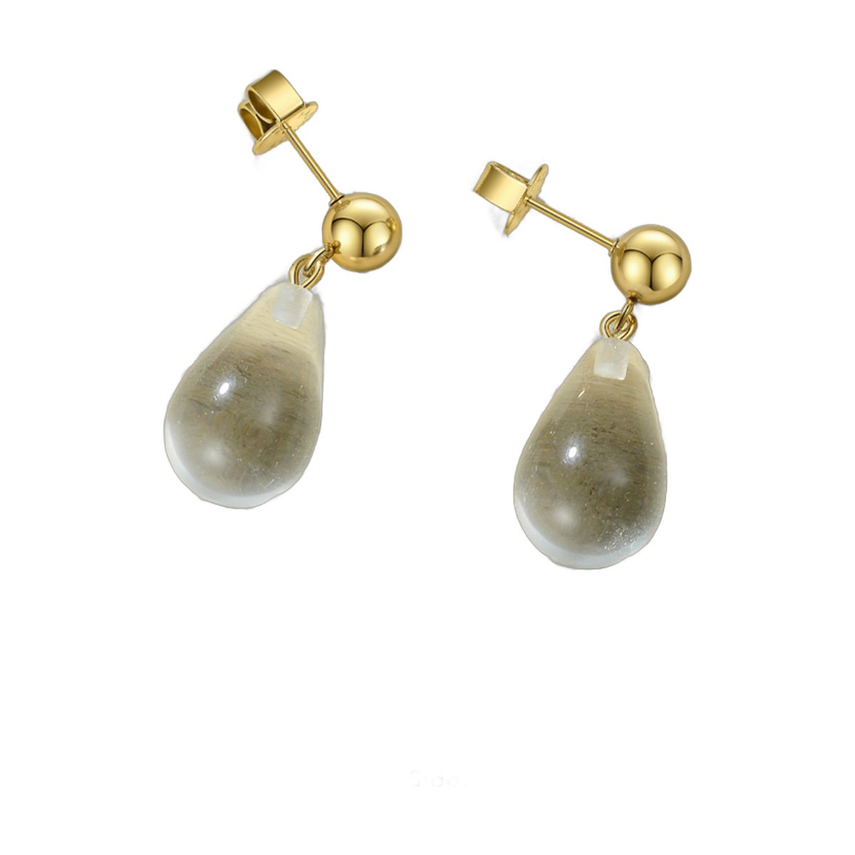 Transparent Drop Earrings
