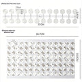 Transparent Nail Polish Color Chart Tools