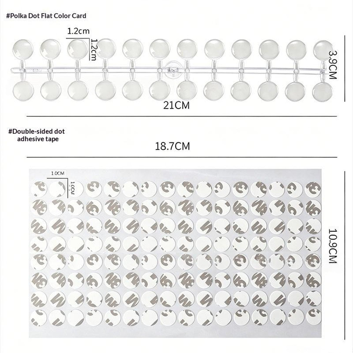 Transparent Nail Polish Color Chart Tools