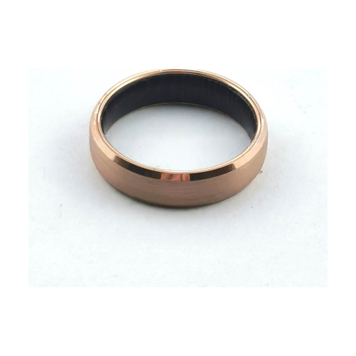 Tungsten Carbide Ring Rose Gold Band