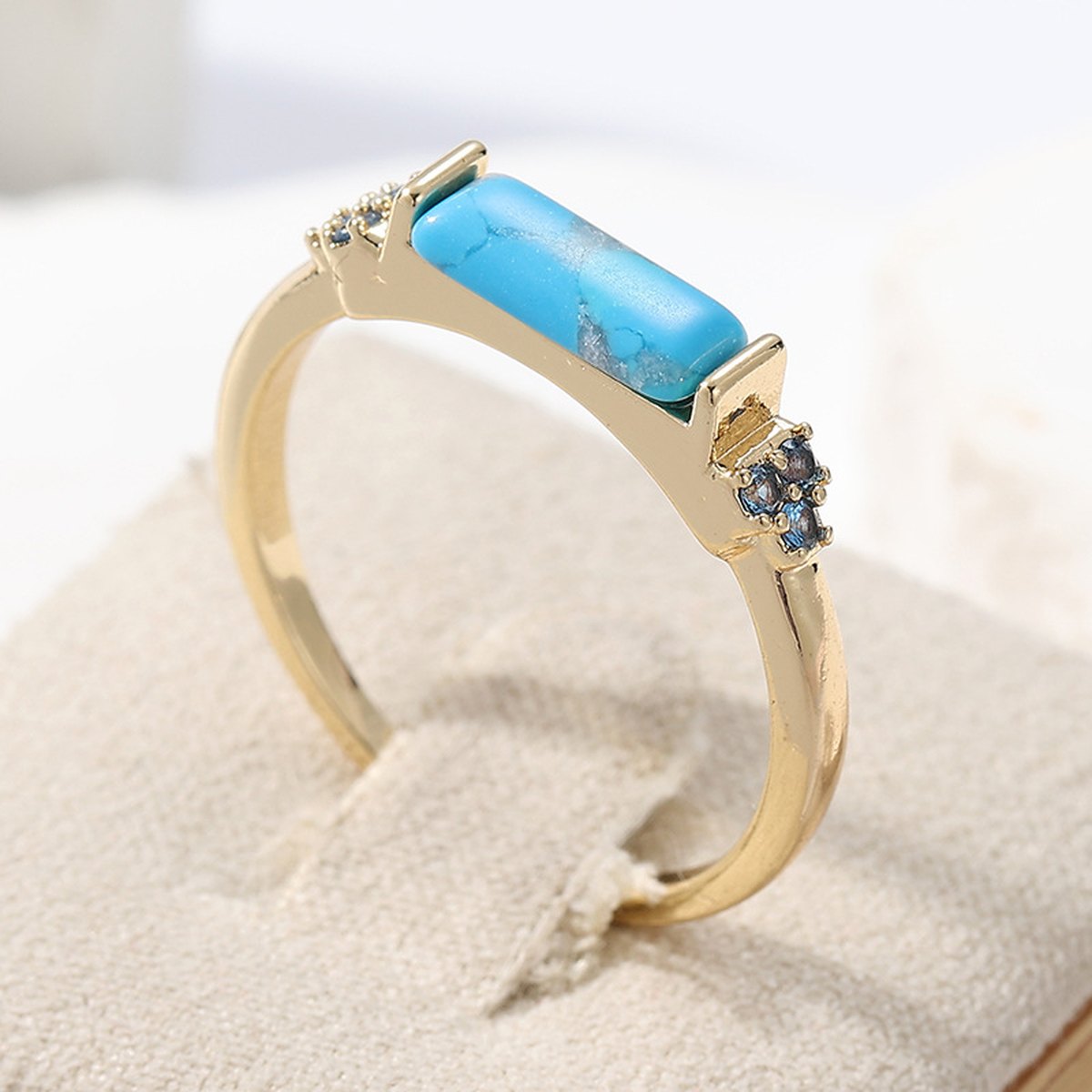 Turquoise Gold Ring